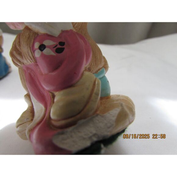 Vintage mice and rabbit bunny mice monk sick bunnies England Pendelton - Picture 10 of 15